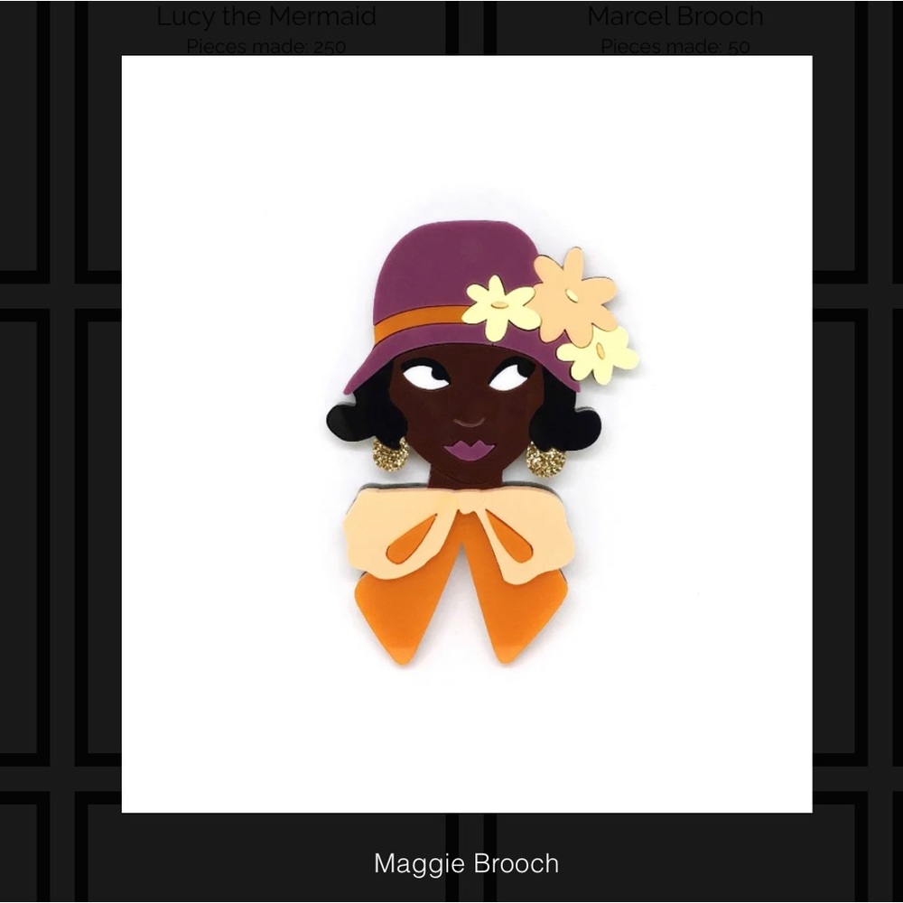 ISO Maggie Brooch made by Deer Arrow Brooch Artists Australia